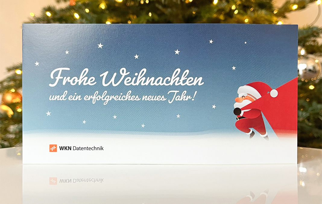 Frohe Weihnachten und einen guten Start ins neue Jahr