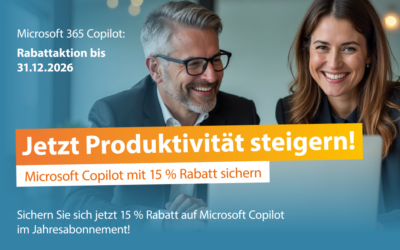 Microsoft Copilot mit 15 % Rabatt sichern